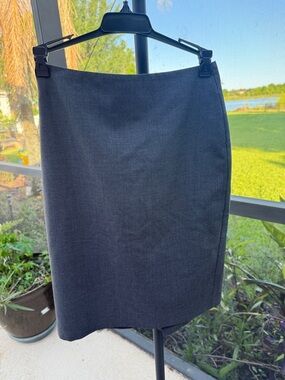 Ann Taylor Charcoal Pencil Skirt